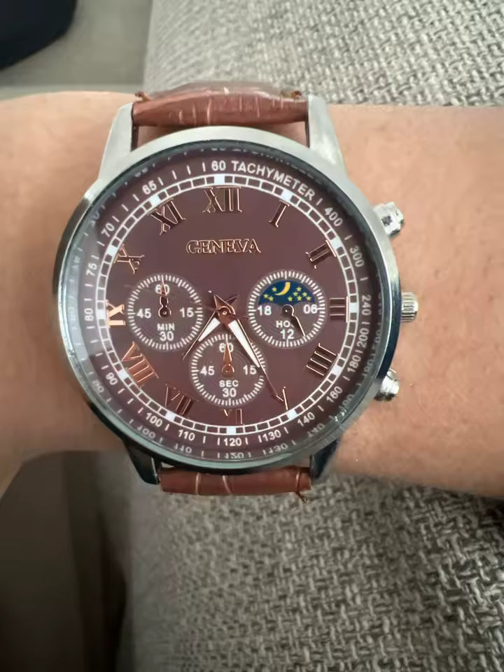 Geneva Classic Men’s Quartz Watch