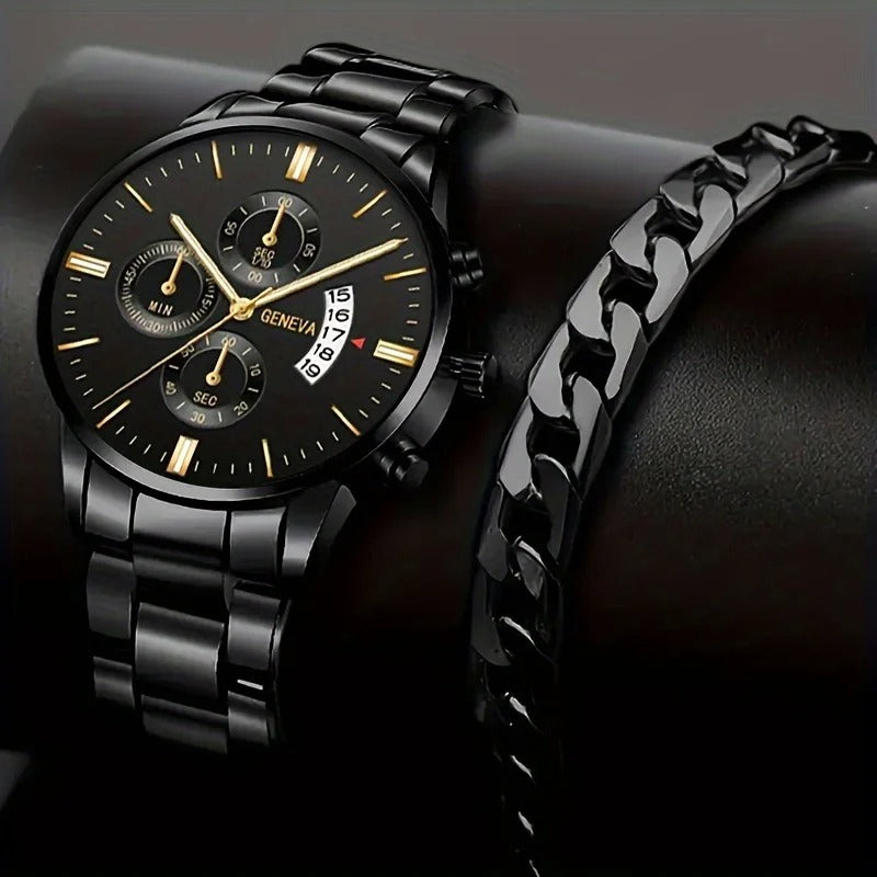 Monarch Executive Stainless Steel Watch
