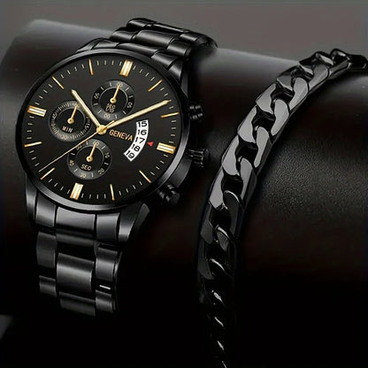 Monarch Executive Stainless Steel Watch
