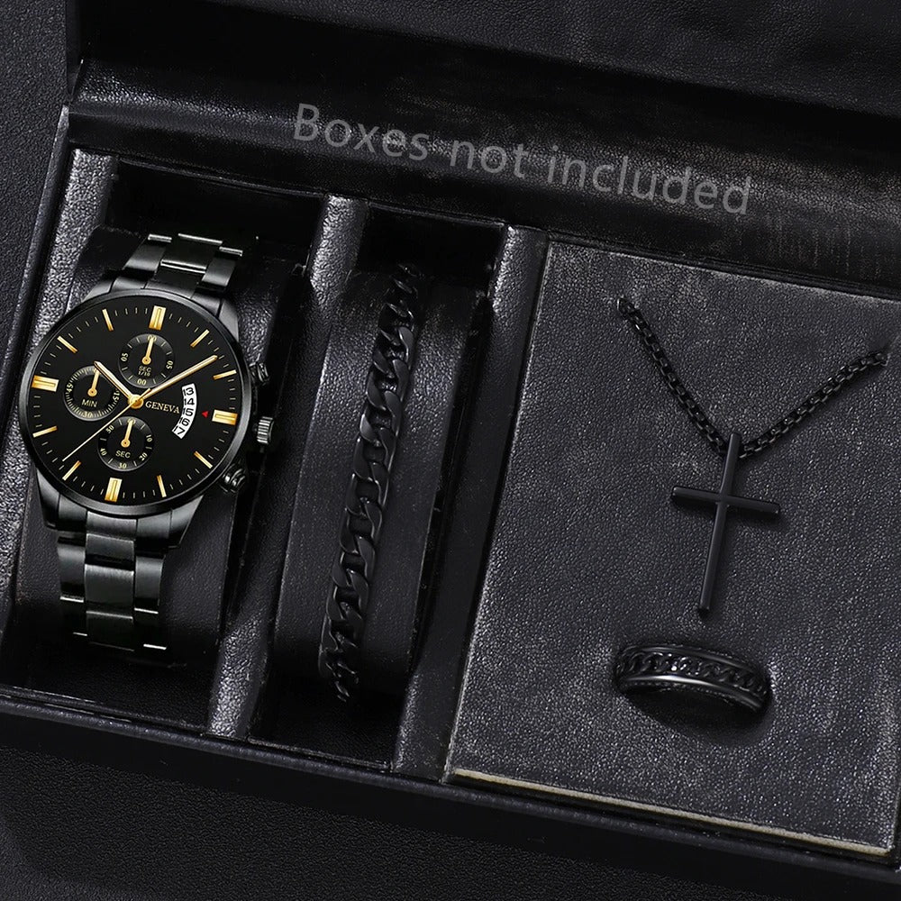 Monarch Executive Stainless Steel Watch
