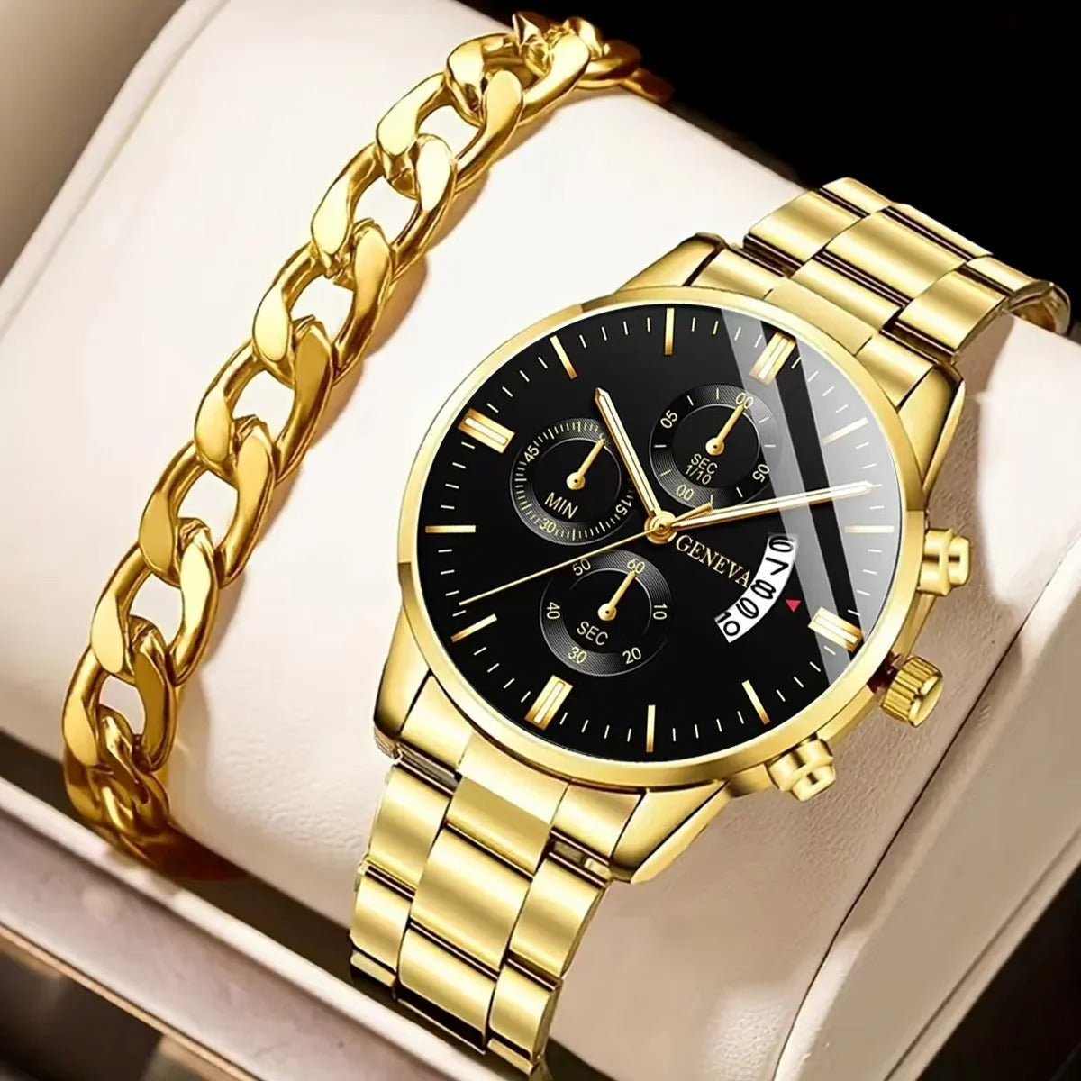 Monarch Executive Stainless Steel Watch