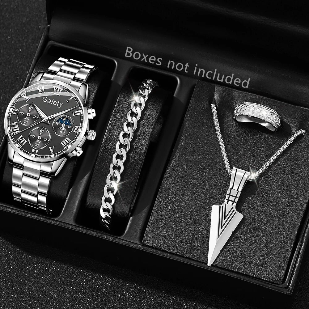 Monarch Executive Stainless Steel Watch