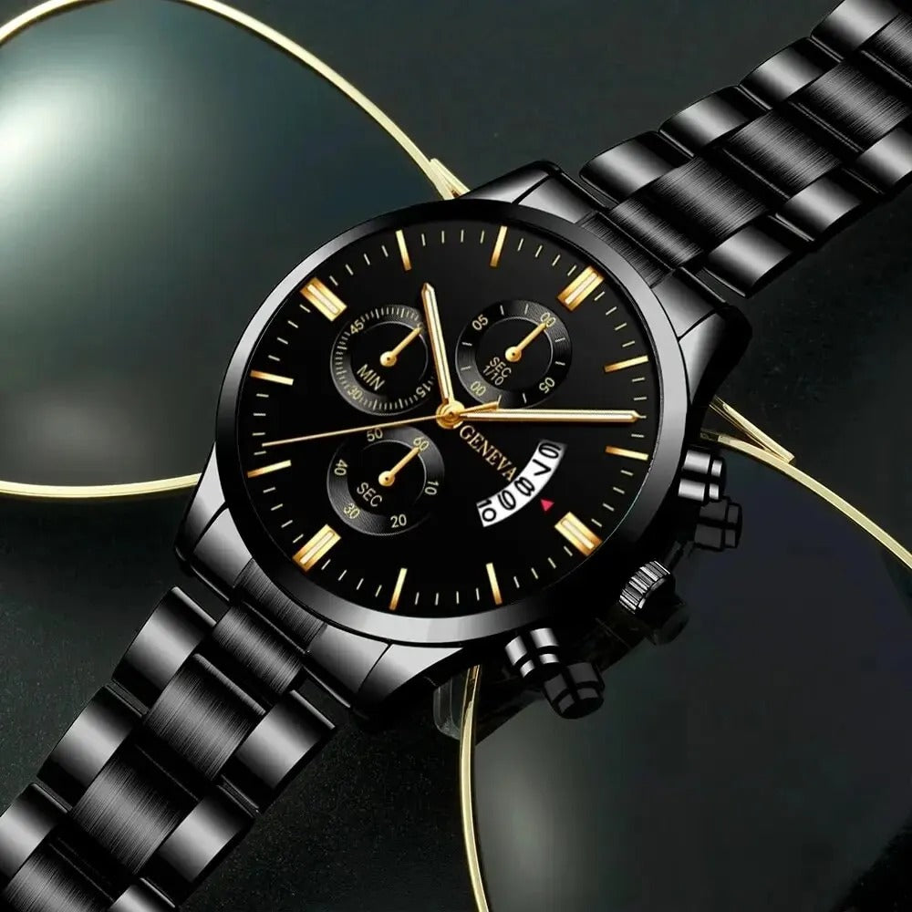 Monarch Executive Stainless Steel Watch