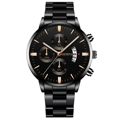 Monarch Executive Stainless Steel Watch